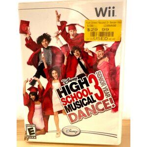 Nintendo Wii Disney High School Musical 3 Senior Year Dance Video Game 2008